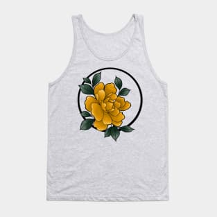 Yellow flower Tank Top